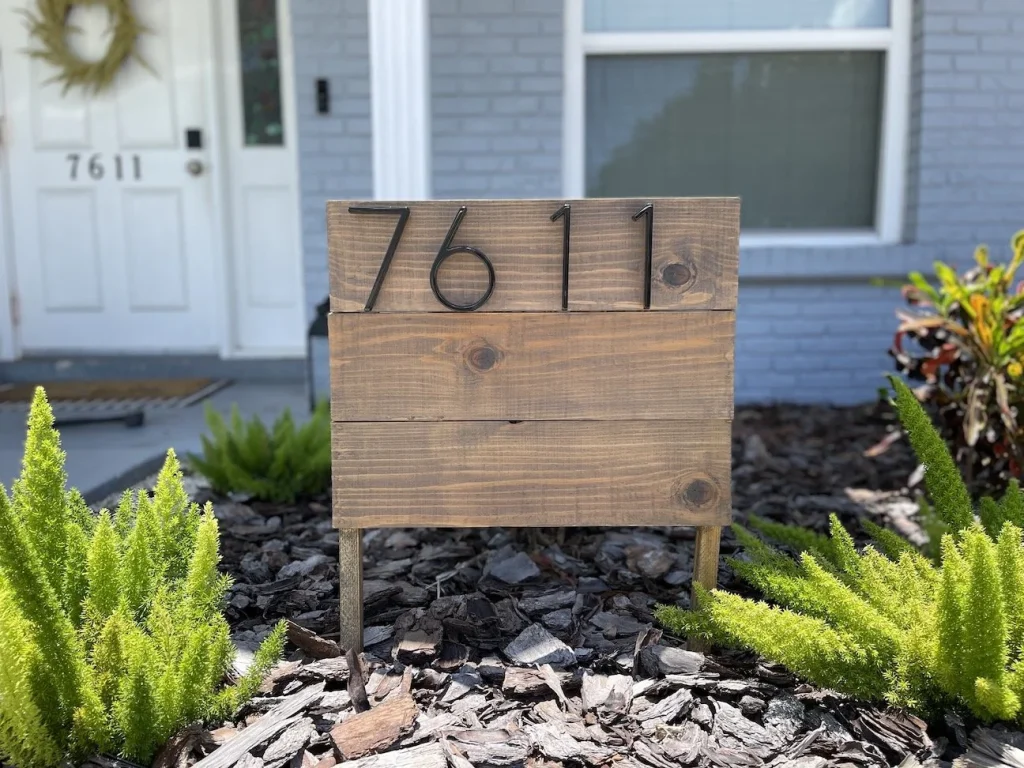 How to Maintain Your Outdoor Address Sign Year-Round?